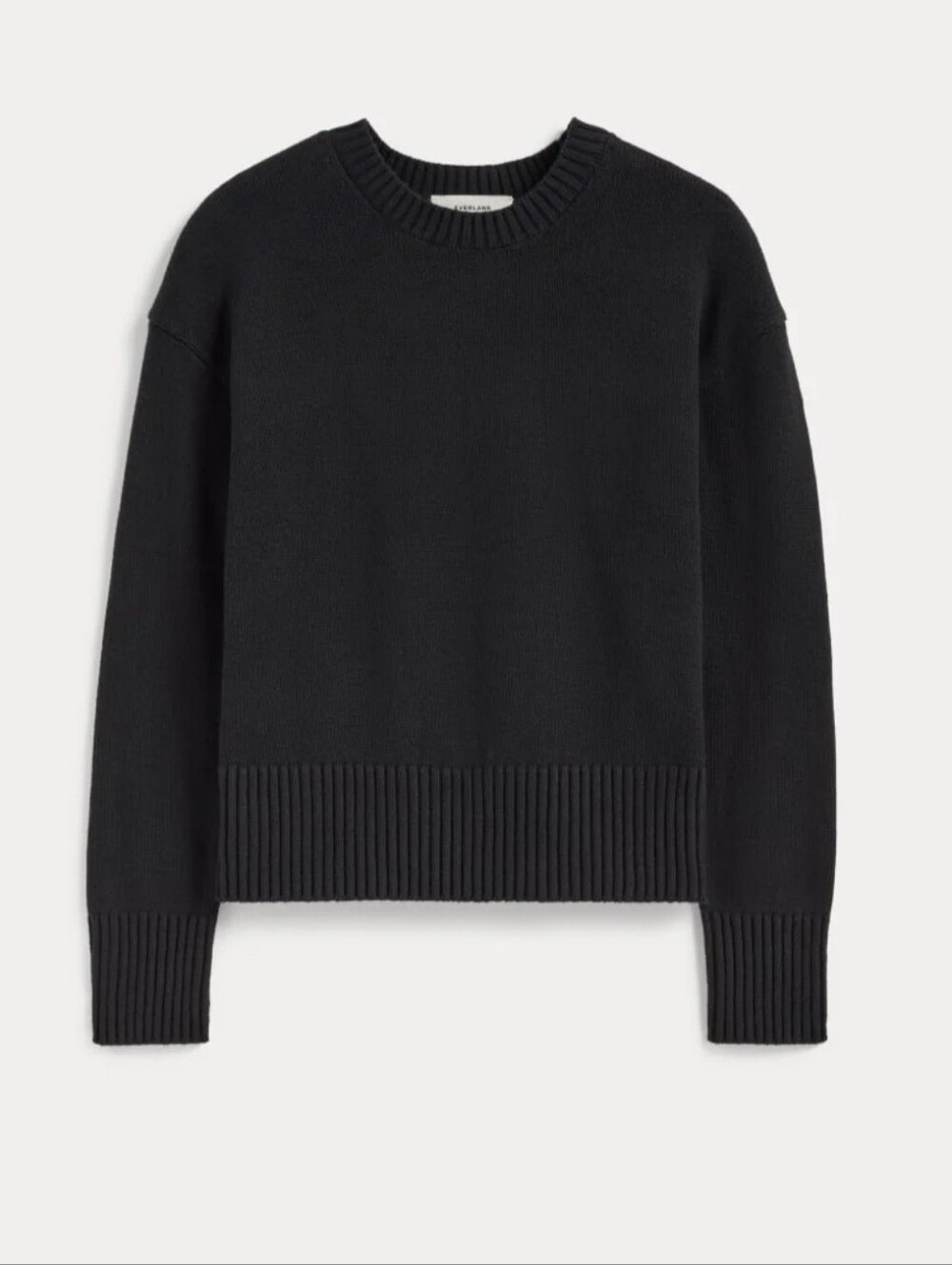 Everlane The Boxy Sweater In Organic Cotton Small